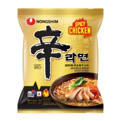 Mì Shin Ramyun vị gà cay Nongshim gói 120g