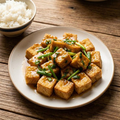 Đậu hũ tẩm mắm hành giòn thơm cho bữa cơm nhanh gọn