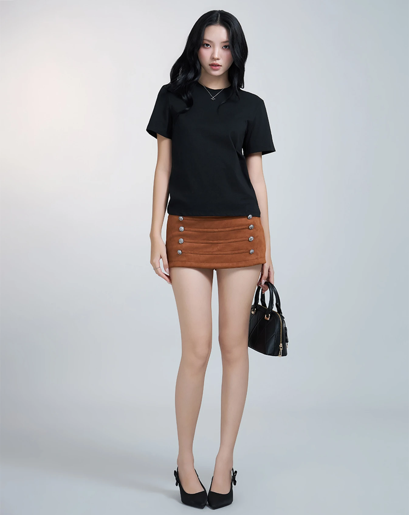 Giày Cao Gót Slingback Phối Nơ Hậu - Image 3