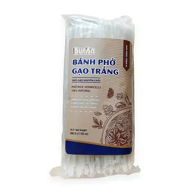 Bánh phở gạ̣o trắng Bún An gói 500g