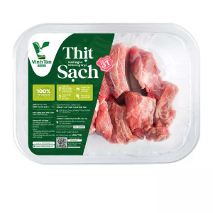 Sườn già heo Vĩnh Tân Foods khay 400g (1 Khay)