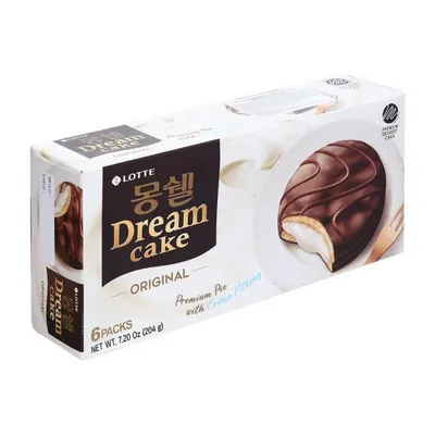 Bánh Choco Pie Dream Cake vị truyền thống Lotte hộp 204g