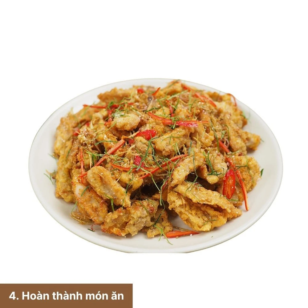 Hoàn thành món ăn