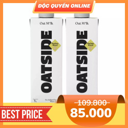 Combo sữa yến mạch Oatside hộp 1 lít (2 Hộp)
