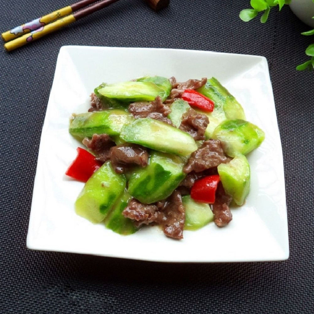 Bò xào mướp