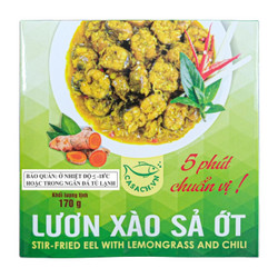 Lươn xào sả ớt Cá Sạch hộp 170g (1 Hộp)