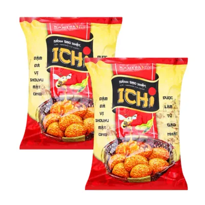 Combo 2 gói bánh gạo Nhật vị shouyu mật ong Ichi 180g