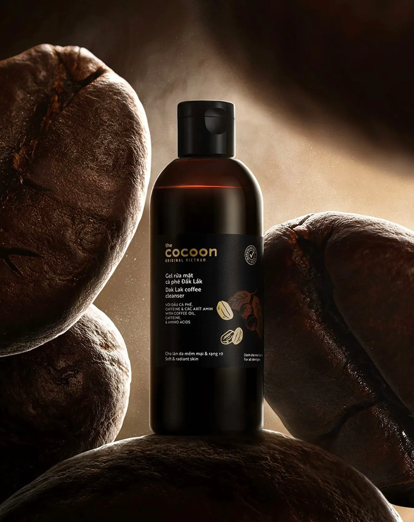 Gel Rửa Mặt Cocoon Cà Phê Đắk Lắk Làm Sạch Dịu Nhẹ Giúp Da Tươi Sáng, Đều Màu 310ml - Image 2