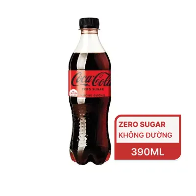 Nước ngọt Coca Cola zero sugar chai 390ml