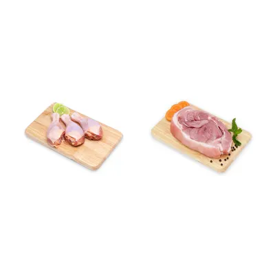 Combo Đùi tỏi 1Kg + Thịt đùi heo 500g