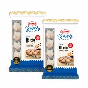 Combo 2 gói há cảo tôm trứng cá LC Foods 270g