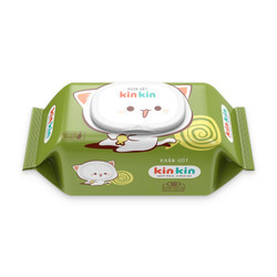 Khăn ướt vệ sinh hình thú không mùi Kin Kin gói 100 tờ