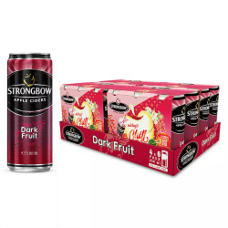 Thùng nước táo lên men hương dâu đen 4.5% Strongbow lon 320ml (24 Lon)