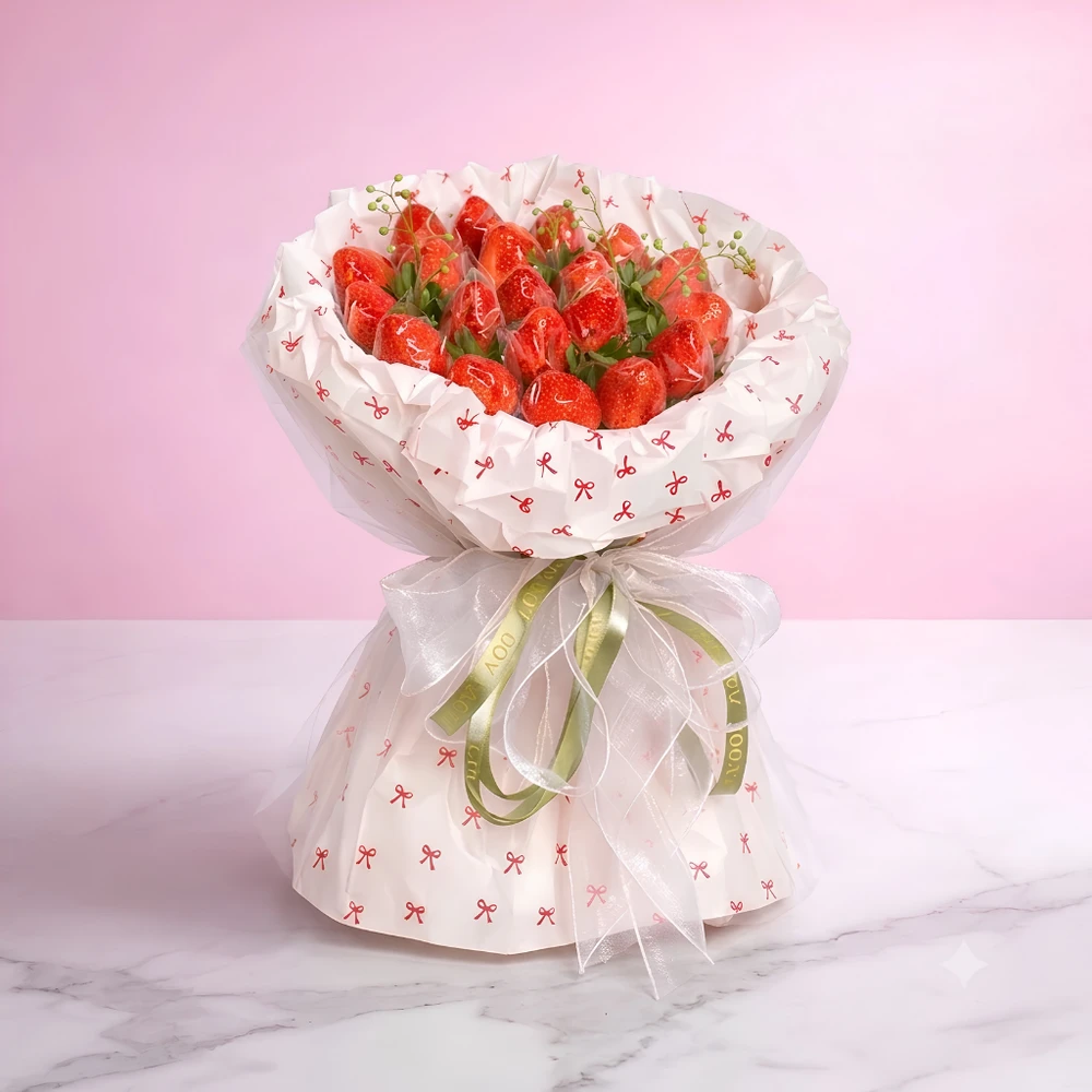 Set quà tặng người yêu từ Kingfoodmart với trái cây tươi.