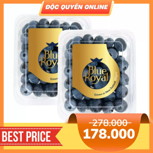 Combo 2 hộp blueberry New Zealand hộp 125G (2 Hộp)
