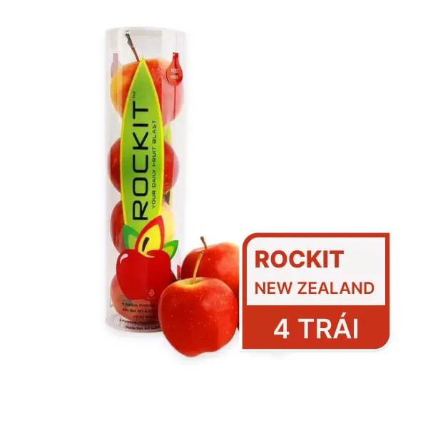 Táo New Zealand Rockit ống 4 quả