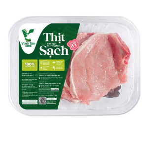 Cốt lết heo Vĩnh Tân khay 400g (1 Khay)