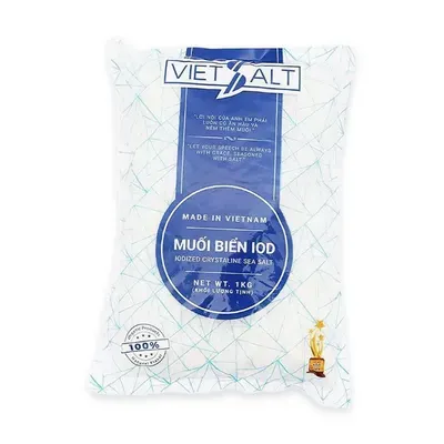 Muối biển IOD Vietsalt gói 1kg