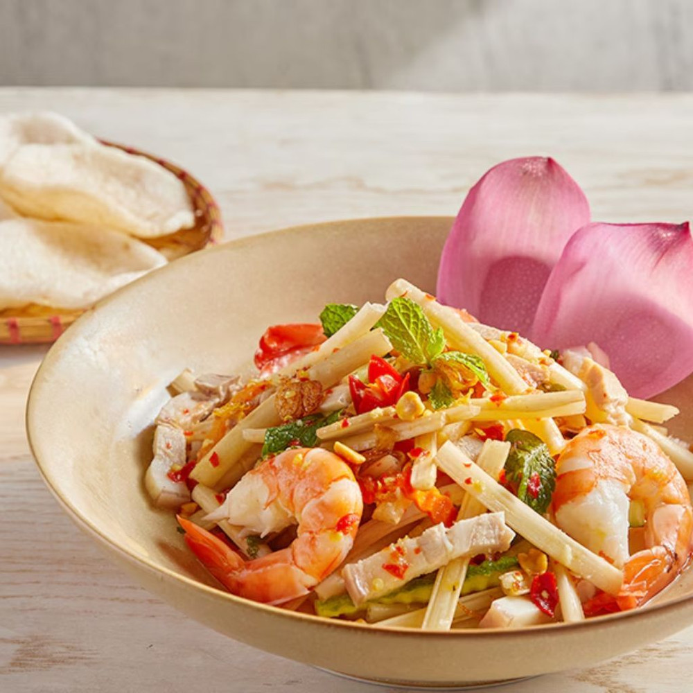 gỏi ngó sen tôm thịt