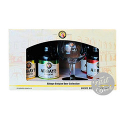 Bia bỉ mix vị 6-9% set 6 chai x 330ml kèm ly Abbaye (1 Set)