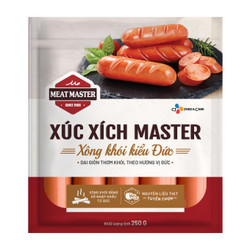 Xúc xích xông khói Đức Meat Master gói 250g (1 Gói)
