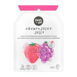 Thạch Konjac vị nho và dâu Sunsu gói 96g (1 Gói)