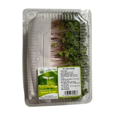 Mầm cải đỏ hộp 200g