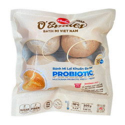 Bánh mì lợi khuân đa hạt Probiotic O'smiles gói 200g (1 Gói)