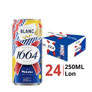Thùng 24 lon bia Blanc Kronenbourg 5.0% 1664 250ml