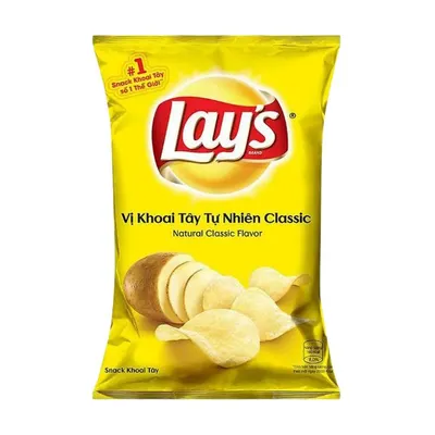 Snack vị khoai tây tự nhiên classic Lay’s gói 90g
