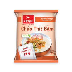 Cháo thịt bằm (Có Gói Thịt Bằm Thật) Vifon Gói 70g
