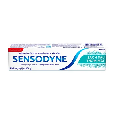 Kem đánh răng Deep Clean Sensodyne tuýp 160g