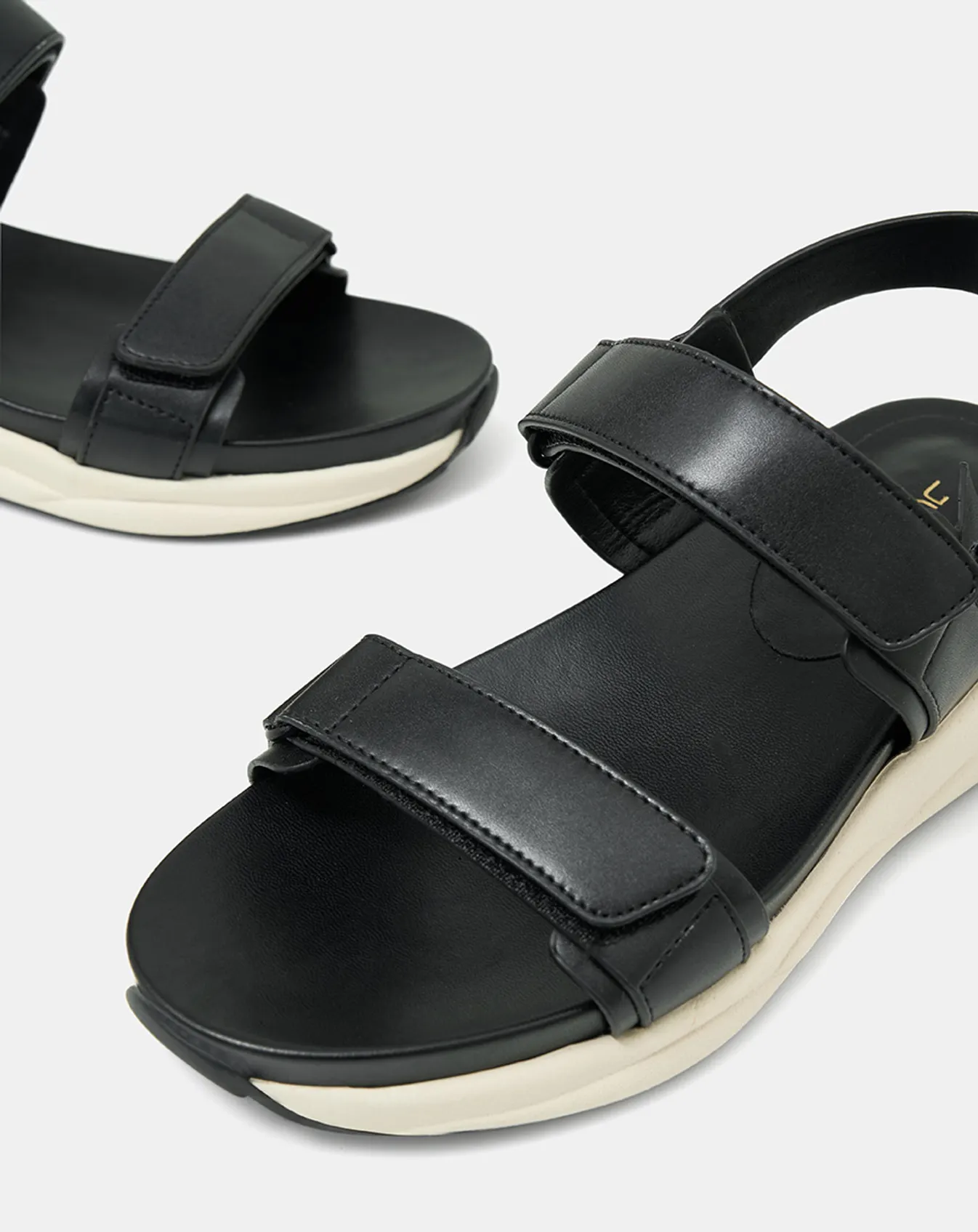 Giày Sandal Đế Thể Thao Quai Ngang Bản Lớn - Image 3