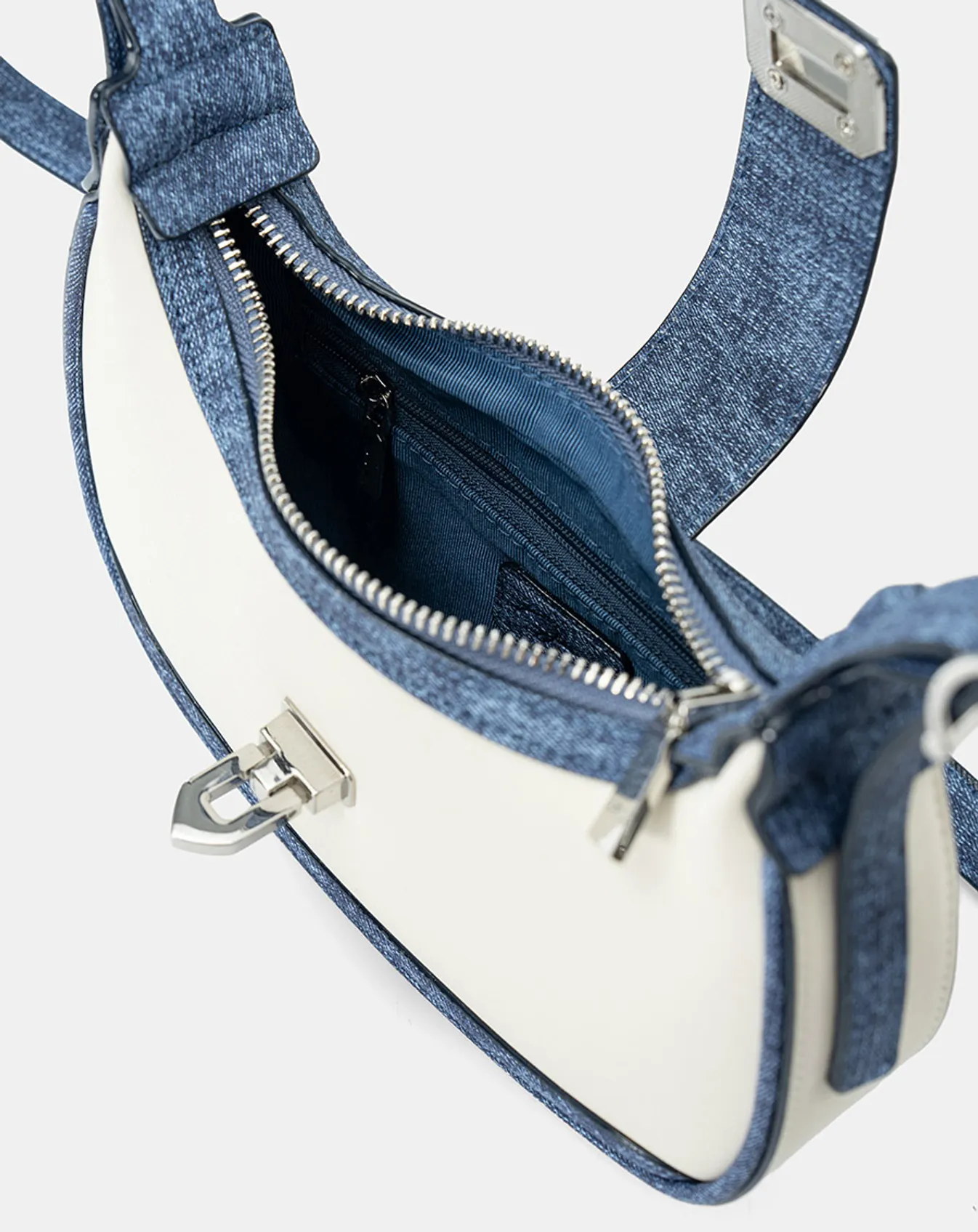 Túi Xách Nhỏ Hobo Phối Khoá - Image 8