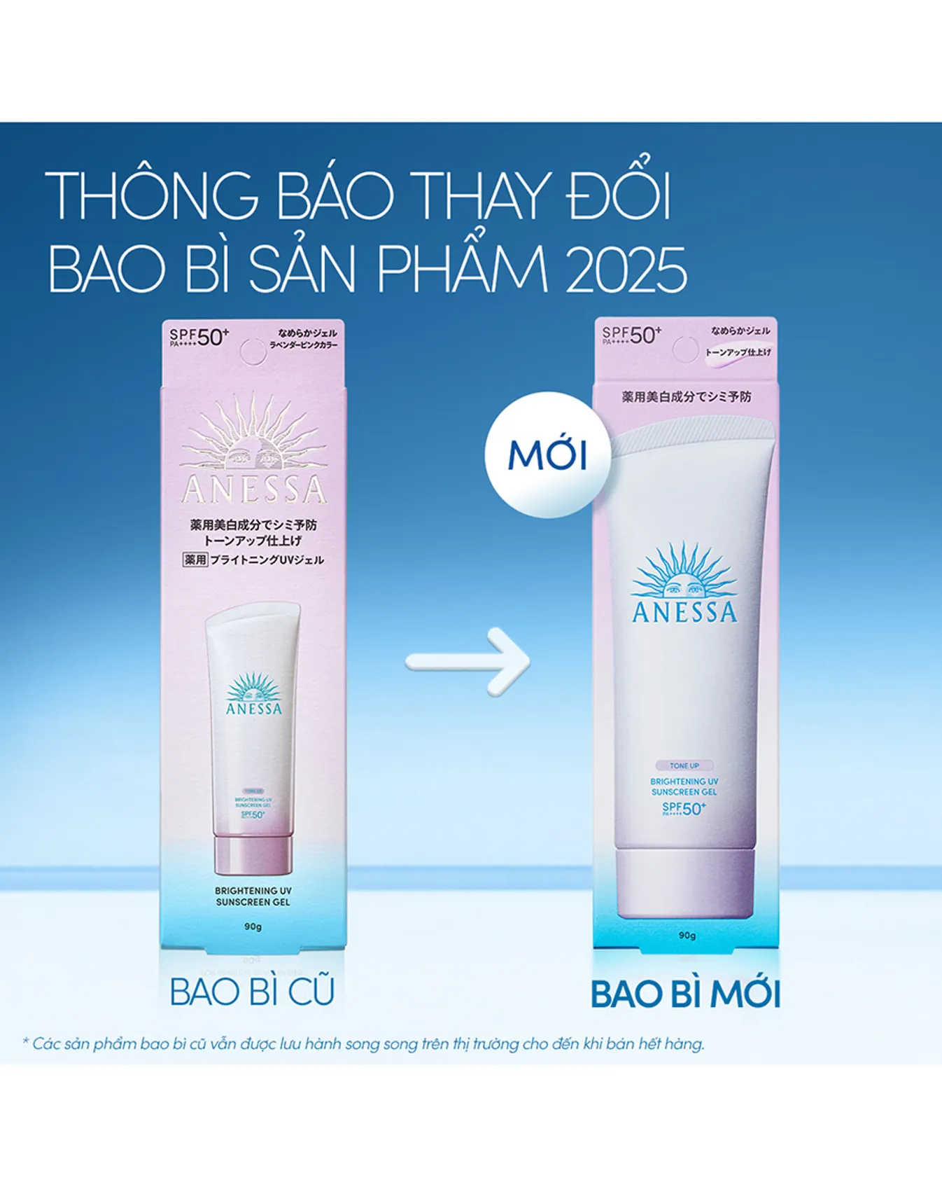 Gel Chống Nắng Anessa Nâng Tông, Hiệu Chỉnh Sắc Tím 90g (Bao bì mới) KCN038 - Image 3