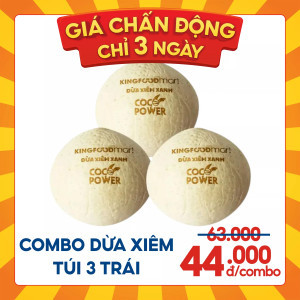 Combo dừa xiêm túi 3 trái (1 Túi)