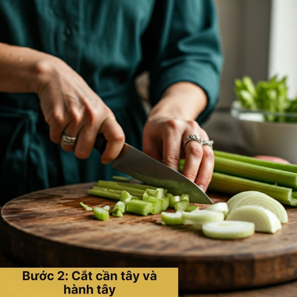 Sơ chế cần tây