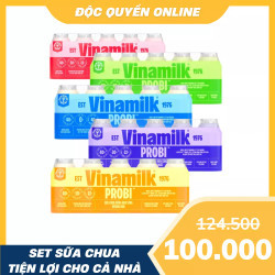Set sữa probi Vinamilk 5 vị (1 Combo)