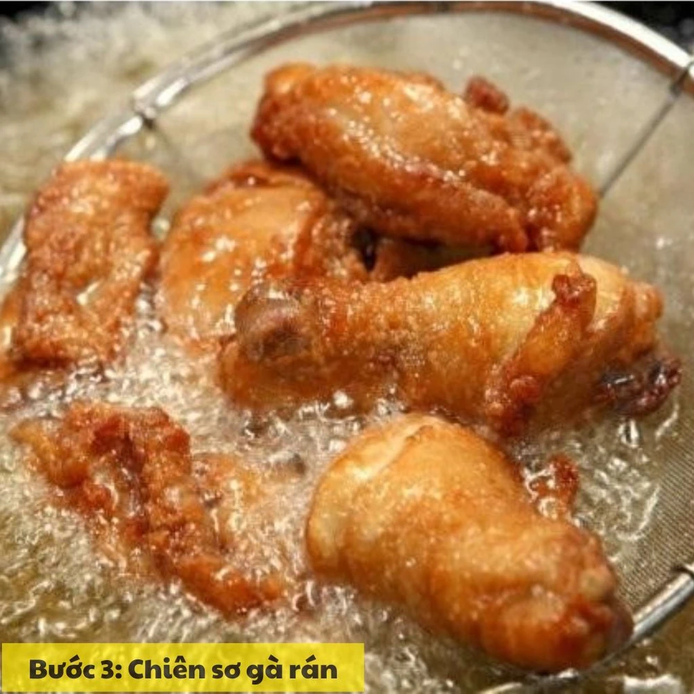Chiên sơ gà rán