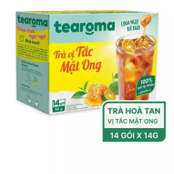 Trà tắc mật ong hòa tan Tearoma hộp 14 gói x 14g