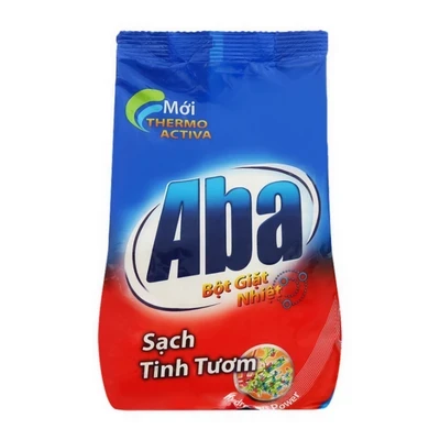 Bột giặt sạch tinh tươm Aba gói 380g