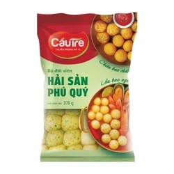 Bộ đôi viên hải sản Phú Quý CJ Cầu Tre gói 375g