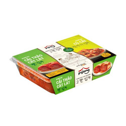 Kim chi hai ngăn - cải thảo & củ cải Pojang 500g (1 hộp)