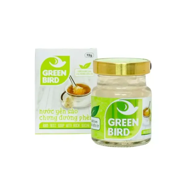 Nước yến sào chưng đường phèn Green Bird hũ 72g