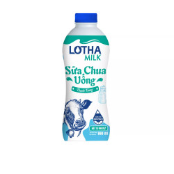 Sữa chua uống có đường Lothamilk chai 880ml (1 Chai)