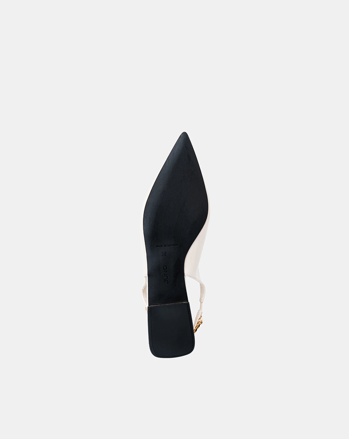 Giày Búp Bê Slingback Phối Dây Xích - Image 8