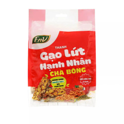 Thanh gạo lứt hạnh nhân chà bông FNV gói 120g (1 Gói)