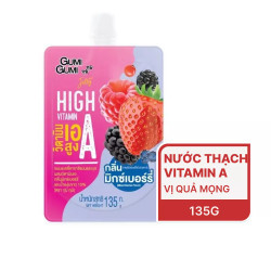 Nước thạch vitamin A vị quả mọng Gumi Gumi túi 135g (1 Túi)