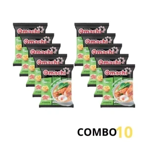 Combo 10 gói mì dinh dưỡng khoai tây Omachi lẩu tôm càng 80g