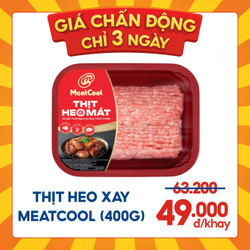 Thịt heo xay Meatcool (400g)